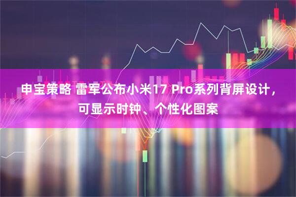 申宝策略 雷军公布小米17 Pro系列背屏设计，可显示时钟、个性化图案