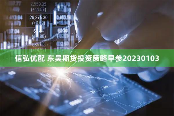 信弘优配 东吴期货投资策略早参20230103