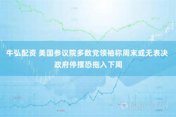 牛弘配资 美国参议院多数党领袖称周末或无表决 政府停摆恐拖入下周