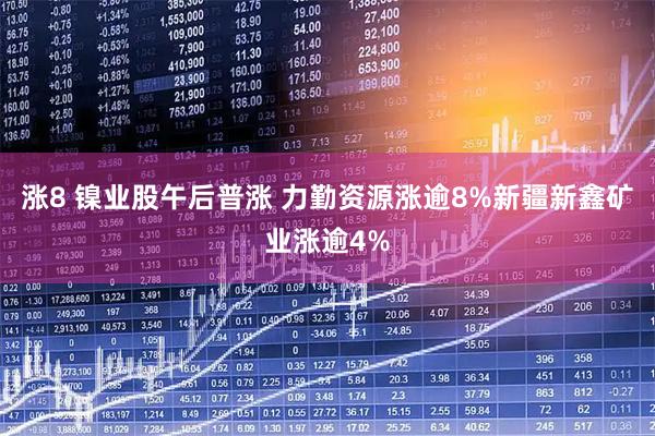 涨8 镍业股午后普涨 力勤资源涨逾8%新疆新鑫矿业涨逾4%
